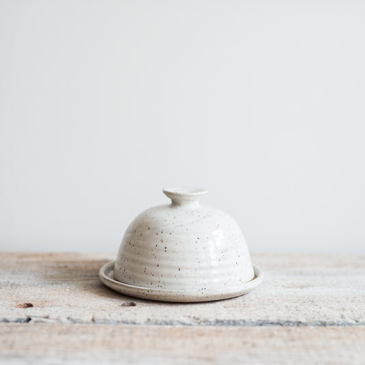 The Ye11ow Studio Butter Dish White